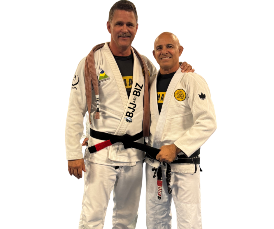 Wes Schaeffer, The Sales Whisperer® receives his black belt in Brazilian Jiu-Jitsu from Ricardo Guimaraes under Royler Gracie